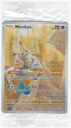 Mimikyu 075 - SEALED Pokemon Center ETB Promo - Pokemon Trading Card Game - Image 1