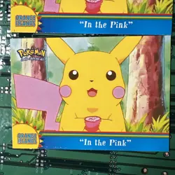 In the Pink OR5 Pokemon Topps Series 3 Orange Islands Blue Logo 1st Print 2 - Image 3