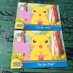 In the Pink OR5 Pokemon Topps Series 3 Orange Islands Blue Logo 1st Print 2 - Image 4