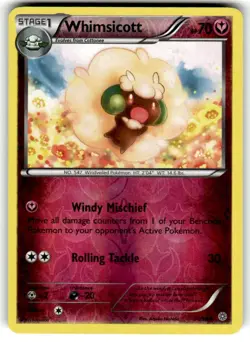 Whimsicott - 56/98 - Reverse Holo - XY: Ancient Origins - Pokemon NM - Image 1