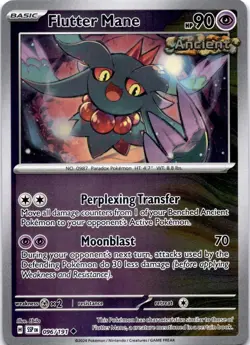 FLUTTER MANE 096/191 UC SURGING SPARKS POKEMON REVERSE HOLO LP - Image 1