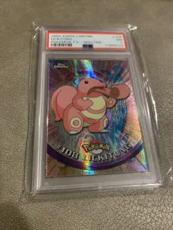 2000 POKEMON TOPPS CHROME SERIES 2 SPECTRA LICKITUNG #108 PSA 7. - Image 1