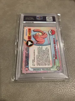 2000 POKEMON TOPPS CHROME SERIES 2 SPECTRA LICKITUNG #108 PSA 7. - Image 2