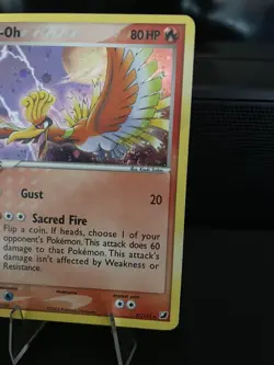 Ho-oh 27/115 Holo Rare SWIRL EX Unseen Forces LP Pokemon TCG - Image 3