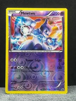 Mewtwo 53/113 Rare Legendary Treasures Pokemon Reverse Holo Near Mint - Image 1