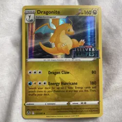 Dragonite 131/195 SEALED Stamped Promo Pokemon Card Silver Tempest - Image 1