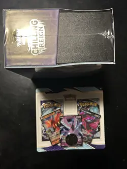 Pokemon Center ETB Chilling Reign Shadow Rider Calyrex with Compensation Packs - Image 5