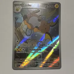 Pokemon TCG Raichu 211/193 Sv02 Paldea Evolved Illustration Rare Holo 140 HP - Image 1