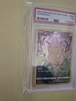 Pokemon Celebrations Pikachu #005 from 2021 Graded PSA 8 ⭐ - Image 2