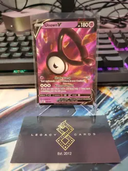 Unown V 065/195 - SWSH: Silver Tempest Ultra Rare - Pokemon TCG (NM) - Image 1