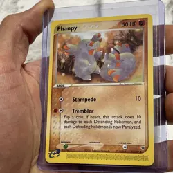 Pokemon TCG EX Ruby & Sapphire 62/109 Phanpy NM/MT Common Vintage Card Nintendo - Image 2