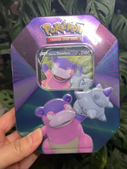 Pokemon TCG 2021 -Galarian Slowbro V Tin - Factory Sealed New - Image 1