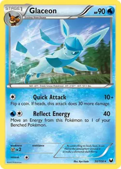 Pokemon TCG: Glaceon (Dark Explorers) 30/108 - Image 1