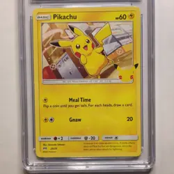 CGC 8.5 Pikachu 25/25 McDonald’s 25th Pokemon 2021 - Image 1