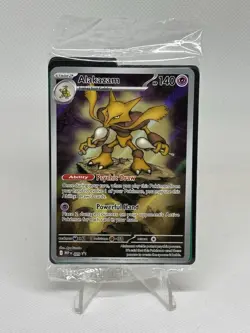 SEALED Mega Evolutions Pokemon TCG Alakazam Promo - Image 1