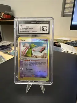 Pokemon CGC 8.5 XATU REVERSE FOIL 55/100 EX SANDSTORM VINTAGE POKEMON CARD SLAB - Image 1