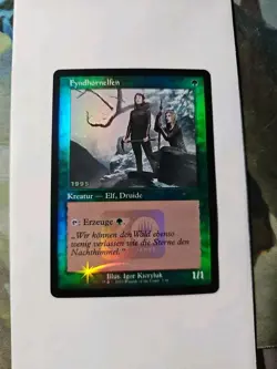FYNDHORNELFIN 30th Anniversary Edition MTG promo foil 1995 Fyndhorn Elves - Image 1
