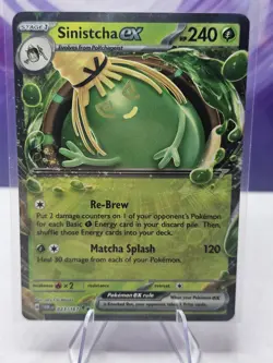 Sinistcha ex 023/167 Twilight Masquerade Pokemon Card - Image 1