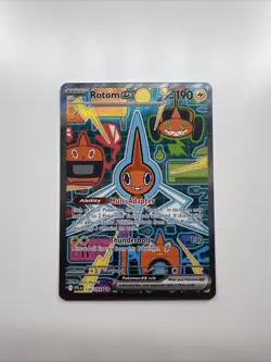 Rotom ex 126/094 SIR Full Art Holo Pokemon Mega Evolution Phantasmal Flames - NM - Image 1
