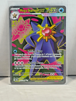 Mega Starmie ex Full Art Rare 102/088 Pokemon ME: Perfect Order - Image 1