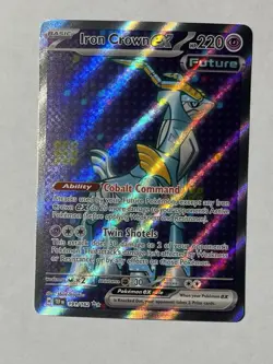 Pokemon TCG: Iron Crown ex # 191/162 SV05: Temporal Forces Future - Image 1