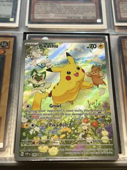 Pikachu SVP 088 Black Star Promo Scarlet & Violet Full Art Holo Pokemon TCG NM - Image 1