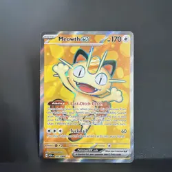 Meowth Ex Full Art 107/088 - Pack Fresh NM Pokemon TCG Perfect Order Rare - Image 1