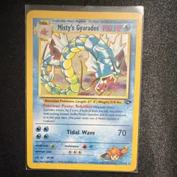 Pokemon Misty's Gyarados Gym Challenge Holo Rare 13/132 100 HP Wiza… - Image 1