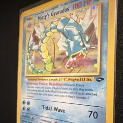 Pokemon Misty's Gyarados Gym Challenge Holo Rare 13/132 100 HP Wiza… - Image 3
