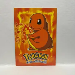 1999 Topps Pokemon Movie CHARMANDER #E4 1st Printing (Blue Topps Logo) - Image 1