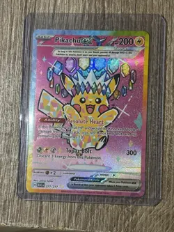 Pokemon Mega Evolution Ascended Heroes #277 Pikachu ex SIR - Image 1