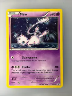 2017 Mew Black Star Holo Promo XY192 XY Promos Pokemon TCG LP - Image 1