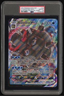 LOW POP 25! PSA 10 2021 Pokemon vmax battle Blastoise VMax SWSH103 JUMBO Promo - Image 1