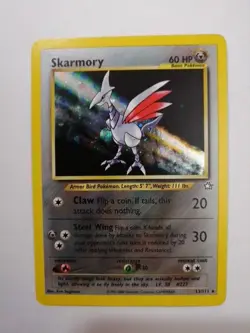 Skarmory 13/111 Holo Rare Neo Genesis Pokemon Unlimited Holo LP - Image 1