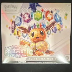 Pokemon Scarlet & Violet Prismatic Evolutions Elite Trainer Box Eevee 2025 - Image 1