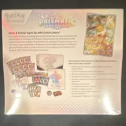 Pokemon Scarlet & Violet Prismatic Evolutions Elite Trainer Box Eevee 2025 - Image 3