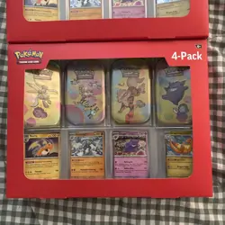 Pokemon 151 Mini Tins 4 Pack + 4 Promos Sealed Sam’s Club NEW - Lot of 2 - Image 2