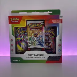 Pokemon TCG First Partner Illustration Collection Series 1 New Sealed - Image 1