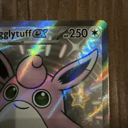 Wigglytuff ex Shiny Ultra Rare SV: Paldean Fates 222/091 NM Pokemon TCG - Image 2