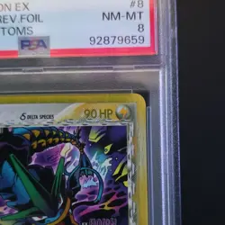 Pokemon EX Gyarados Delta Species Reverse Foil 8/110 Holon Phantoms PSA 8 - Image 4