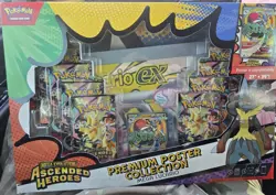 Pokemon Mega Evolution Ascended Heroes Mega Gardevoir & Mega Lucario Poster box - Image 1
