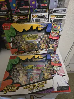 Pokemon Mega Evolution Ascended Heroes Mega Gardevoir & Mega Lucario Poster box - Image 3