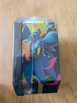 Pokemon TCG Mega Charizard X EX Tin New Sealed - Image 2