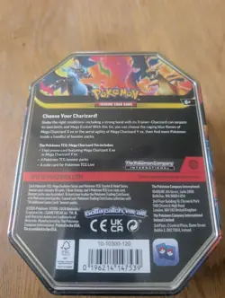 Pokemon TCG Mega Charizard X EX Tin New Sealed - Image 5