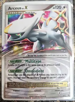 Pokemon 2007 Black Star Promo Arceus LV.X DP53 LP - Image 1