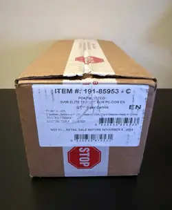 Pokemon TCG - Surging Sparks Pokemon Center PC ETB - Sealed Case (4 ETBs) - Image 1