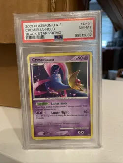 Cresselia DP51 Diamond & Pearl Holo Black Star Promo PSA 9 MINT Pokemon - Image 1