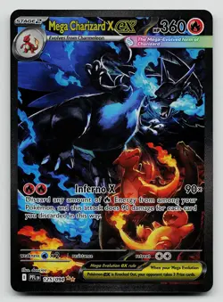 POKEMON MEGA CHARIZARD X EX 125/094 PHANTASMAL FLAMES NM - Image 2