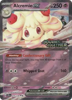 Alcremie ex (Journey Together Stamped) - 075/159 - Near Mint - Pokemon Promos - Image 1