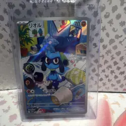 Pokemon Riolu 086/078 Scarlet Ex Art Rare Full Art Holo 70 HP Japanese - Image 1
